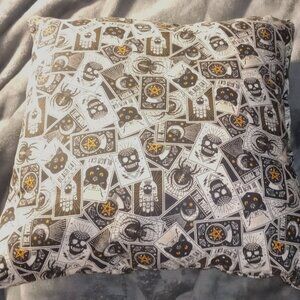halloween pillow goth occult ouija tarot horror holiday
